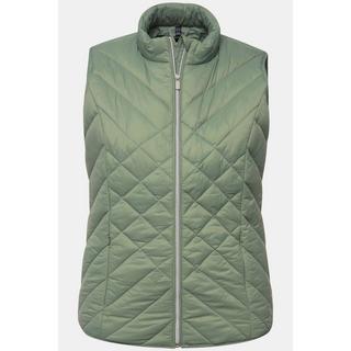 Ulla Popken  Gilet HYPRAR trapuntato e idrorepellente con colletto alto e materiale riciclato 