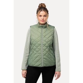 Ulla Popken  Gilet HYPRAR trapuntato e idrorepellente con colletto alto e materiale riciclato 