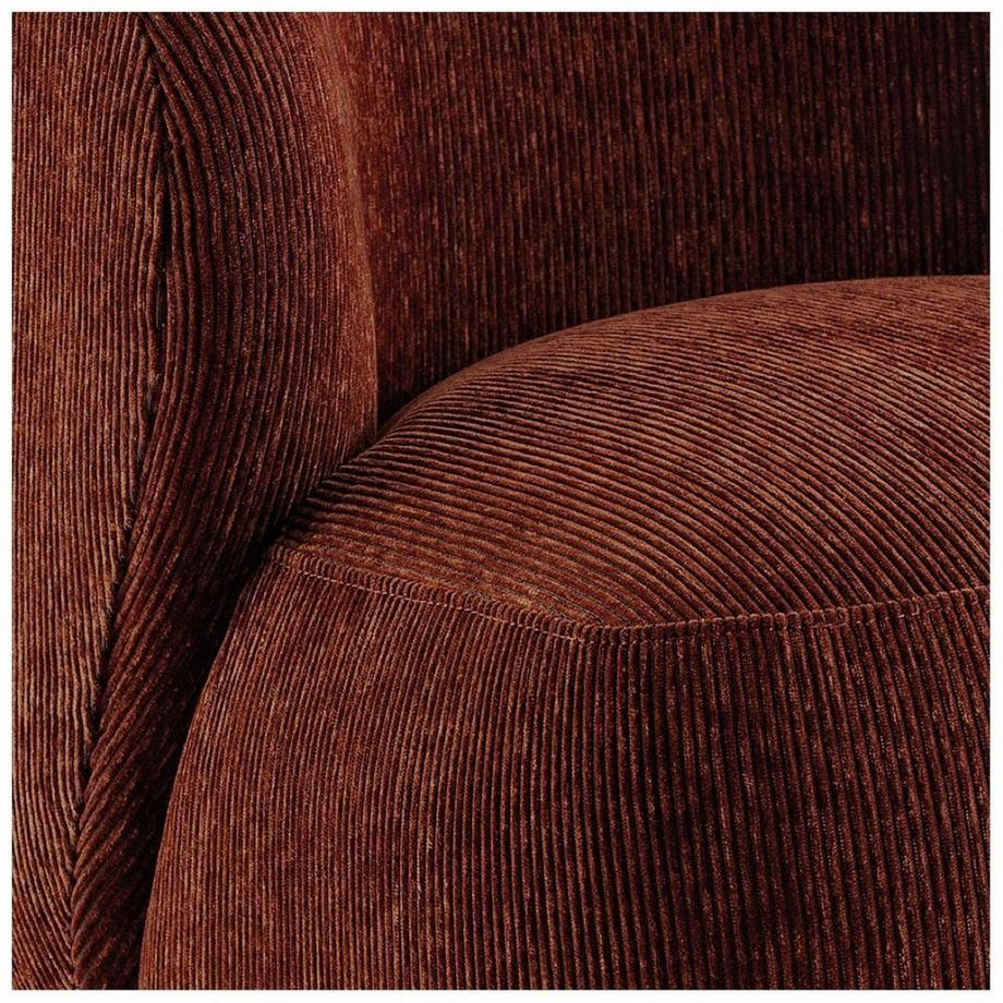 Blanc d'Ivoire Poltrona Lisette Cord rosso mattone  