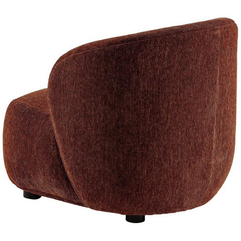 Blanc d'Ivoire Poltrona Lisette Cord rosso mattone  