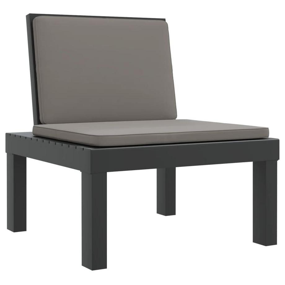 VidaXL set salotto da giardino Polipropilene  