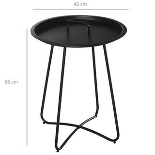 Outsunny Table d'appoint de jardin  