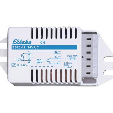 Eltako  Stromstoß-Schalter Festeinbau  ES75-12..24V UC 1 Schließer 230 V 500 W 1 St. 