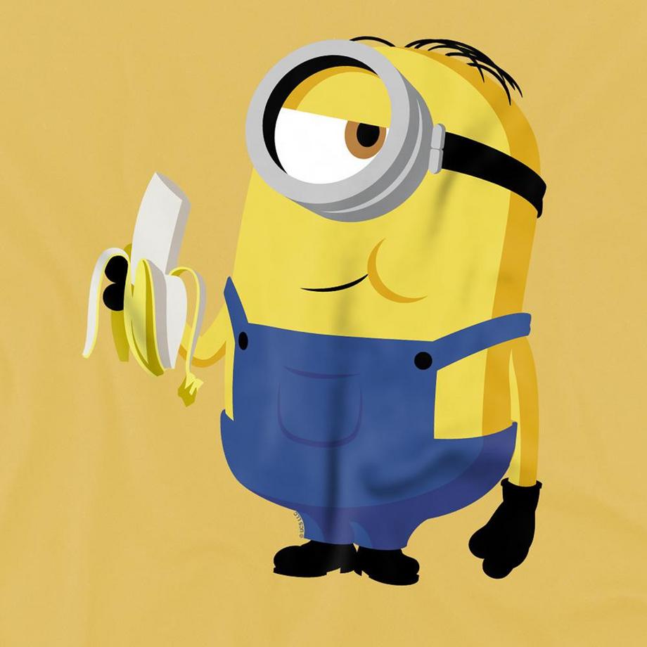 Despicable Me T-Shirt Imprimé Minions Banane  