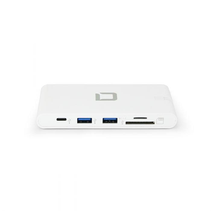 DICOTA  D31729 replicatore di porte e docking station per laptop Bianco 