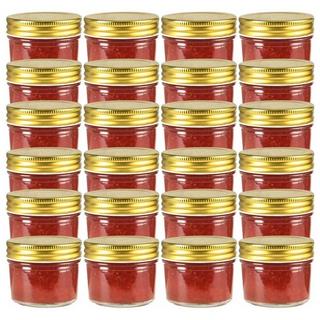 VidaXL Marmeladengläser mit deckeln 24 stk. glas  