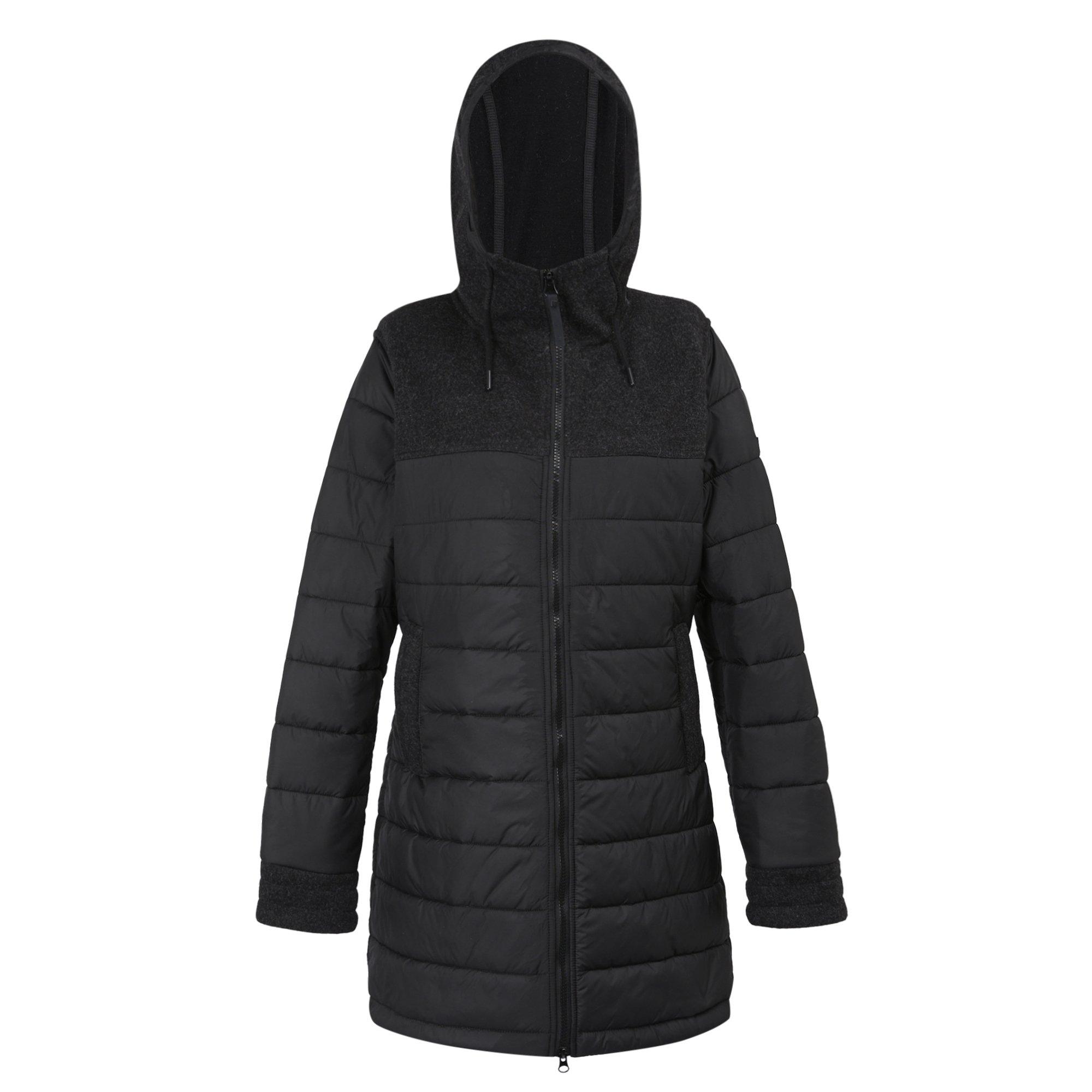 Image of Melanite Steppjacke Damen Schwarz 38