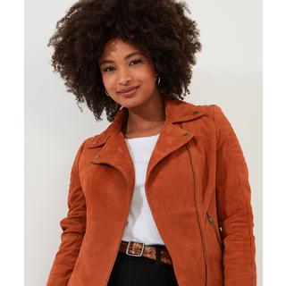 Joe Browns  Asymmetrische Bikerjacke aus Wildleder 