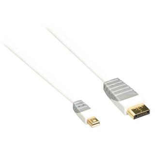 Nedis  Mini DisplayPort-Kabel Mini DisplayPort-Stecker - DisplayPort-Stecker 1,00 m Weiß 