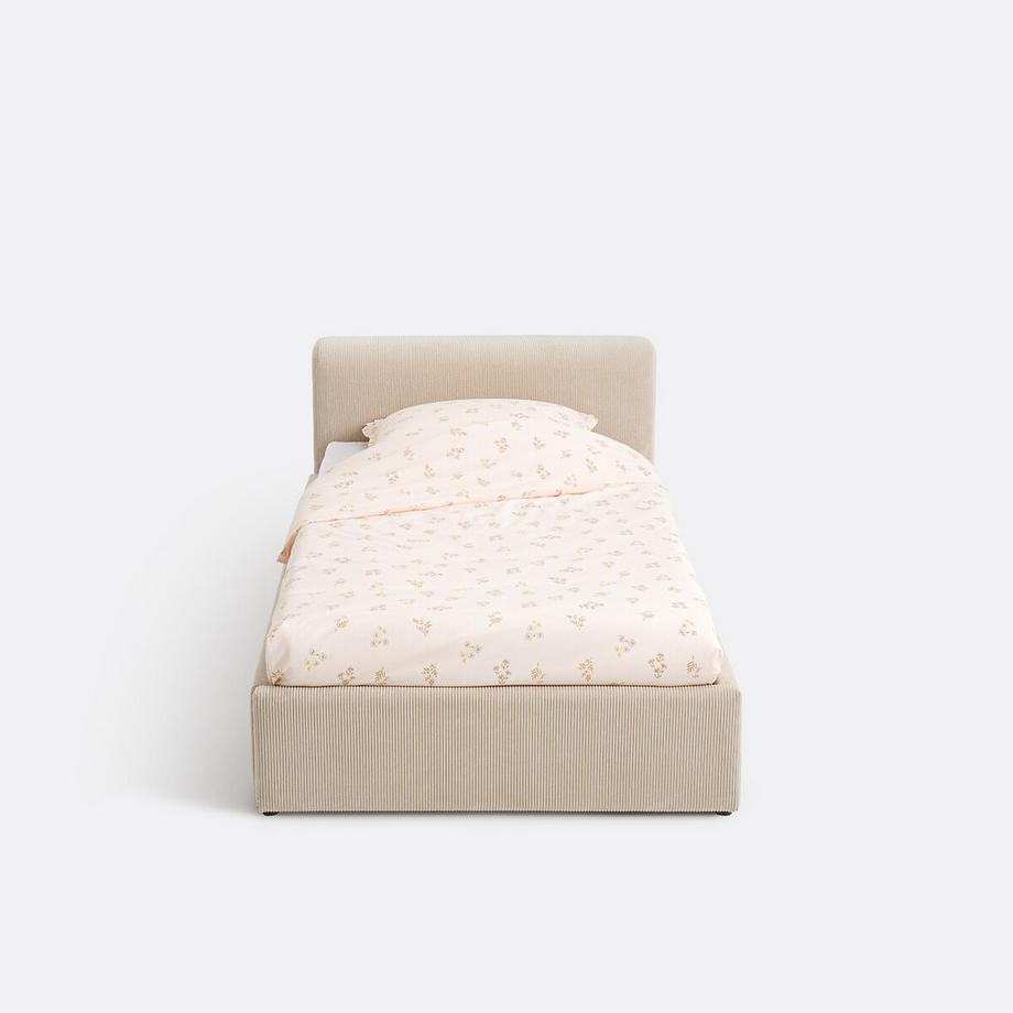 La Redoute Intérieurs Lit en velours côtelé avec tiroir  