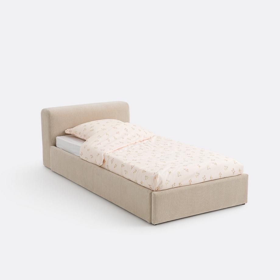 La Redoute Intérieurs Lit en velours côtelé avec tiroir  