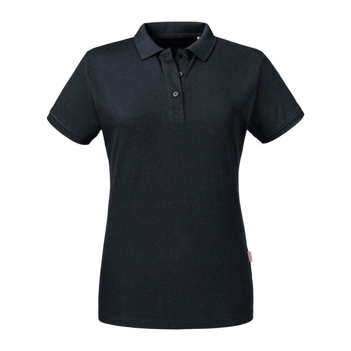 Image of Poloshirt, Aus Biologischem Anbau Damen Schwarz XS