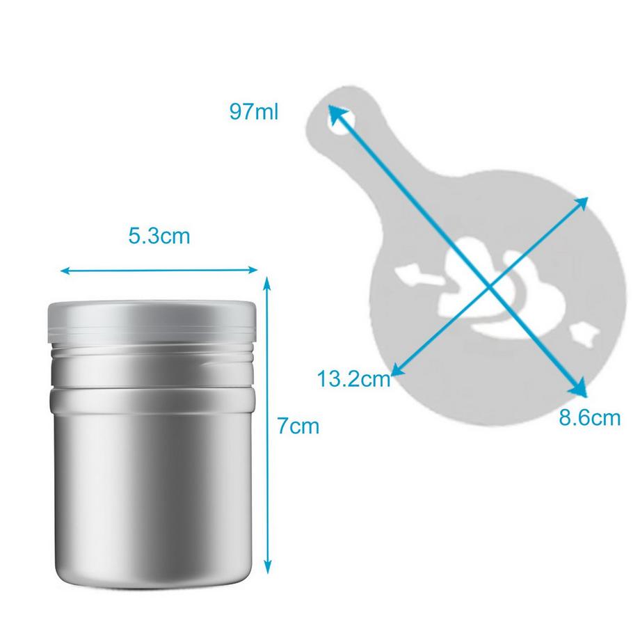 Intirilife 18-teiliges Set Puderstreuer  
