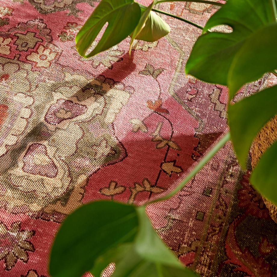 La Redoute Intérieurs Vintage-Teppich FLORIS aus Baumwolle mit Fransen  