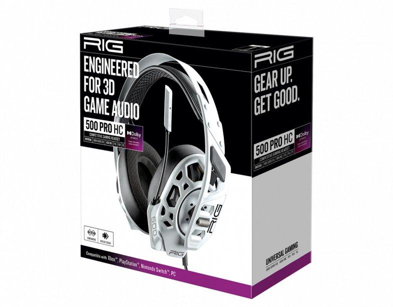 nacon  RIG 500 PRO HC GEN2 Kopfhörer Kabelgebunden Kopfband Gaming Weiß 