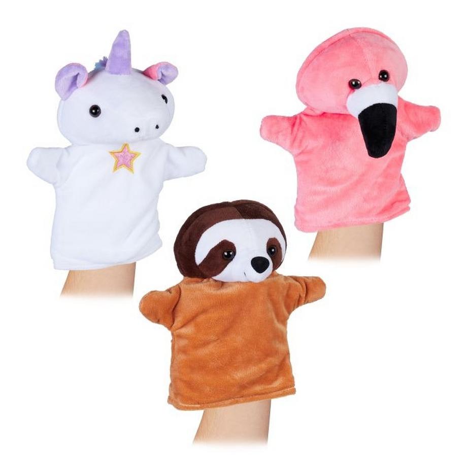 B2X  Handpuppen für Kinder 3er Set 
