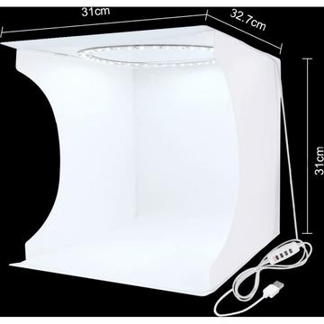 Fotostudio mit integrierter LED Beleuchtung