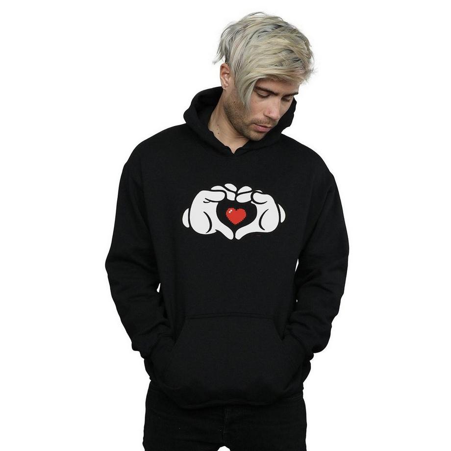 Disney Mickey Mouse Hände Herz Kapuzenpullover  