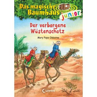 Das magische Baumhaus junior (Band 31) - Der verborgene Wüstenschatz Pope Osborne, Mary; Loewe Kinderbücher (Hrsg.); Knipping, Jutta (Illustrationen); Rahn, Sabine (Übersetzung) Gebundene Ausgabe 