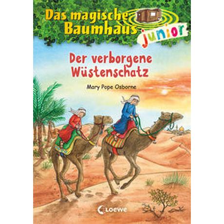 Das magische Baumhaus junior (Band 31) - Der verborgene Wüstenschatz Pope Osborne, Mary; Loewe Kinderbücher (Hrsg.); Knipping, Jutta (Illustrationen); Rahn, Sabine (Übersetzung) Gebundene Ausgabe 