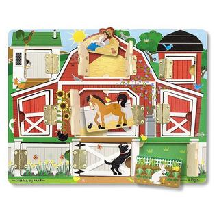 Melissa & Doug  Puzzle Hide & Seek Bauernhof 