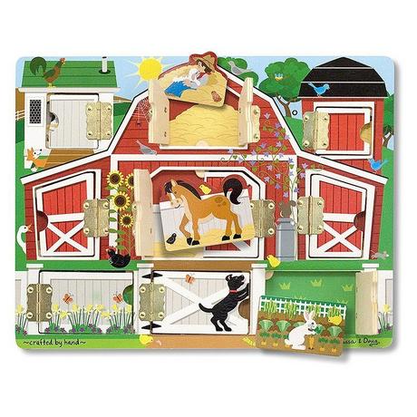 Melissa & Doug  Puzzle Hide & Seek Bauernhof 