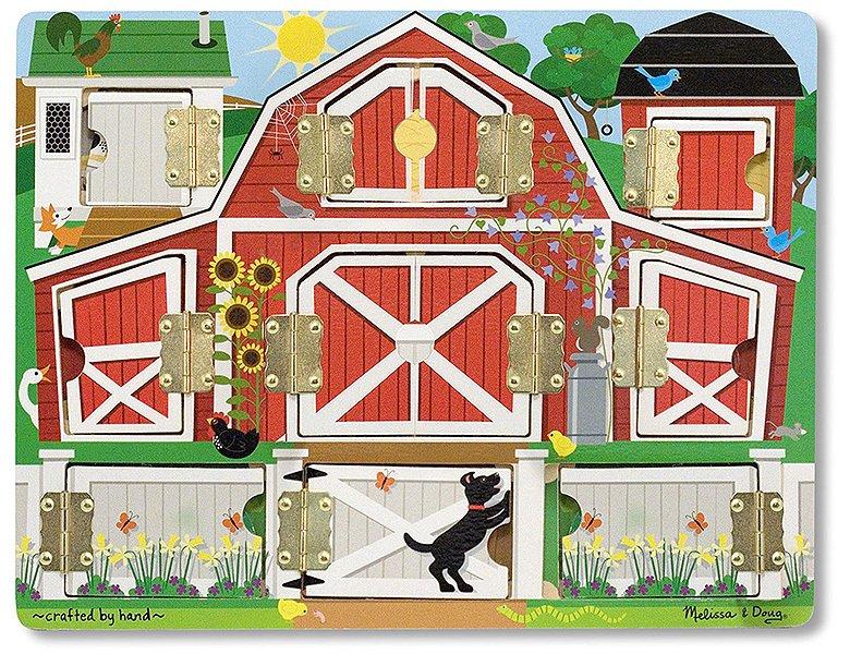 Melissa & Doug  Puzzle Hide & Seek Bauernhof 
