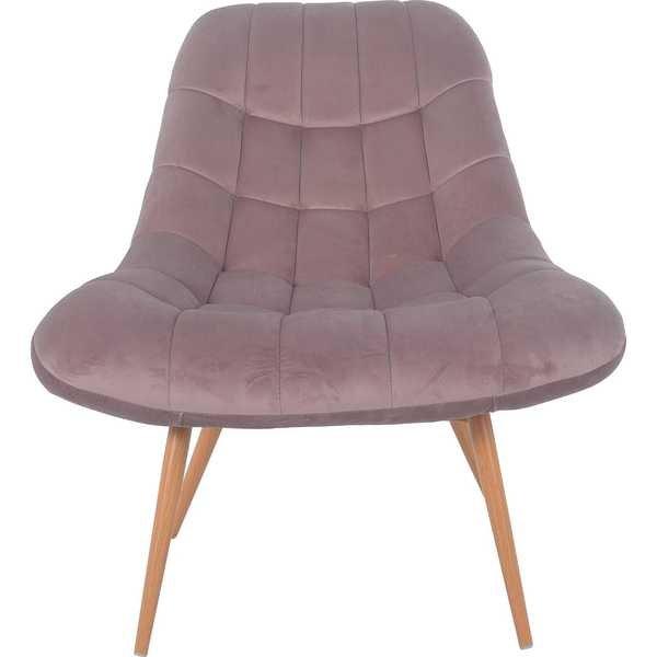 Image of Sessel XXL Samt rosa Metallbeine Holzoptik Sessel XXL Samt rosa Metallbeine Holzoptik