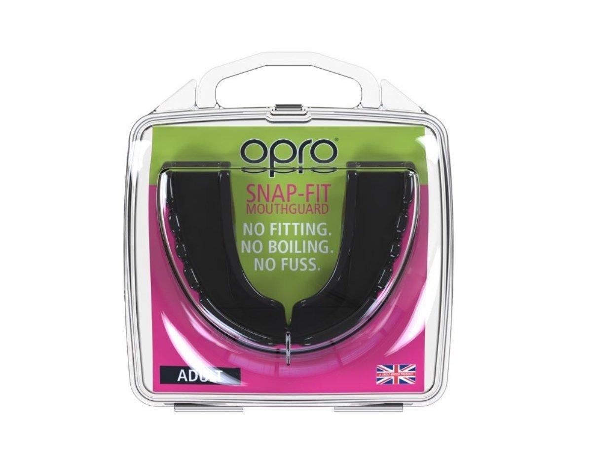 OPRO  OPRO Snap-Fit Adult - Jet Black 