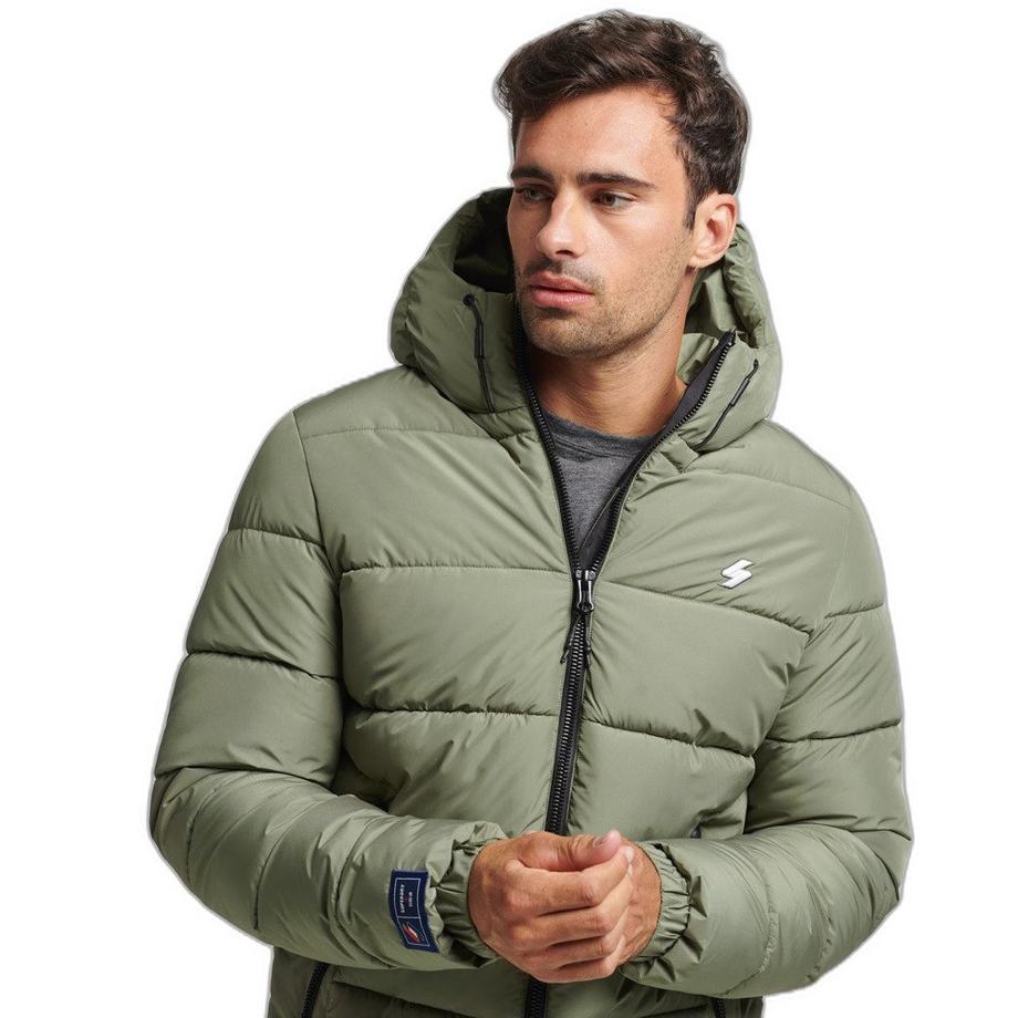 Superdry Sports Giacca Piumino con Cappuccio  