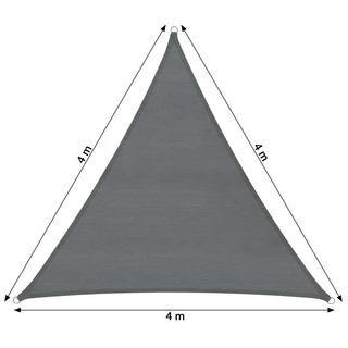 Tectake Polyethylen Sonnensegel dreieckig  