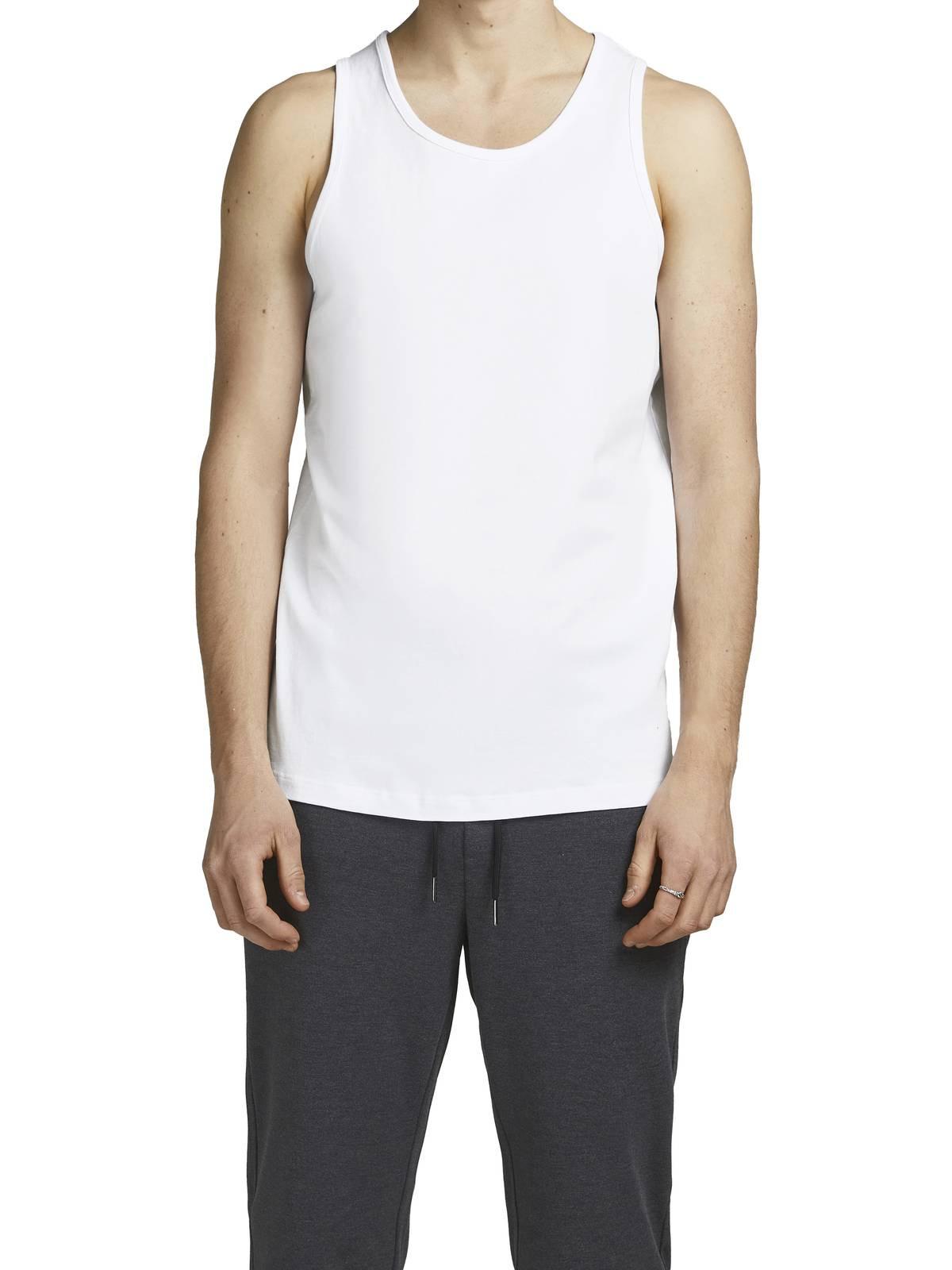 JACK & JONES  Gilet  Vestibilità confortevole-JACBASIC TANKTOP 2PK 