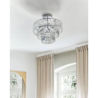 Beliani Lampe suspension en Métal Glamour AMENEIRO  