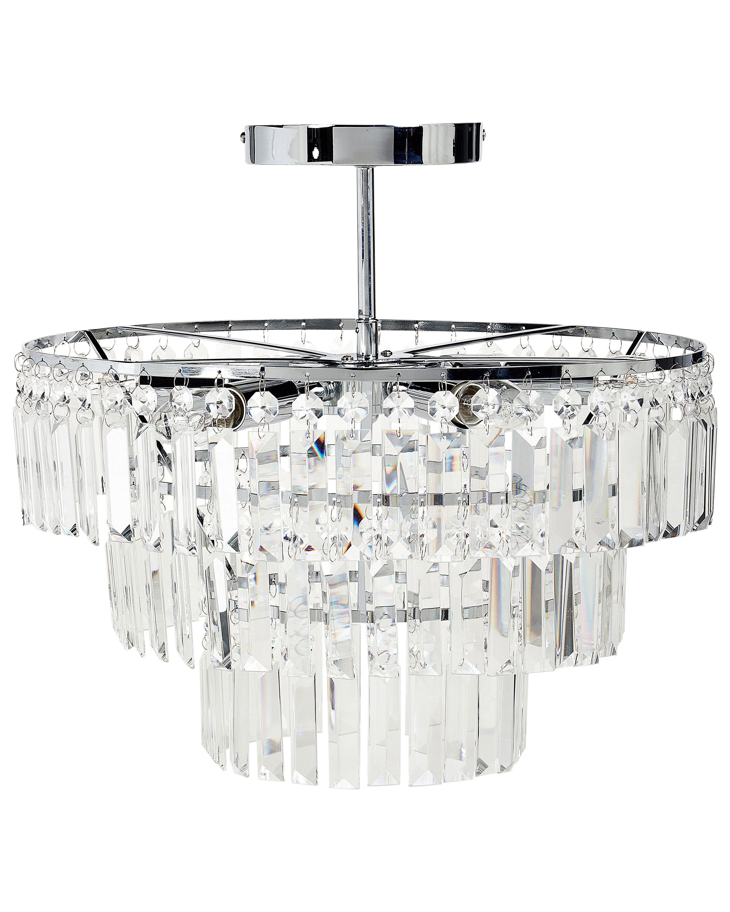 Beliani Lampe suspension en Métal Glamour AMENEIRO  