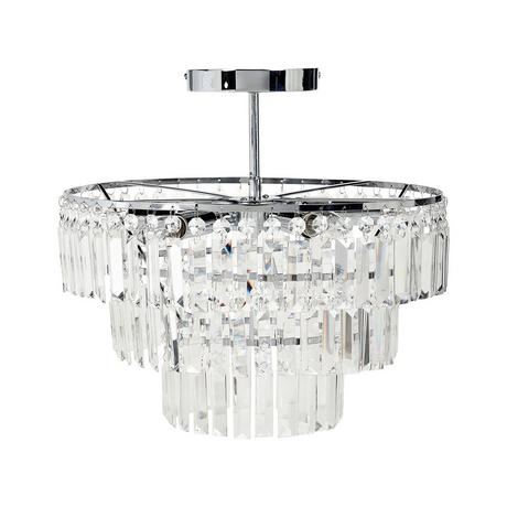 Beliani Lampe suspension en Métal Glamour AMENEIRO  