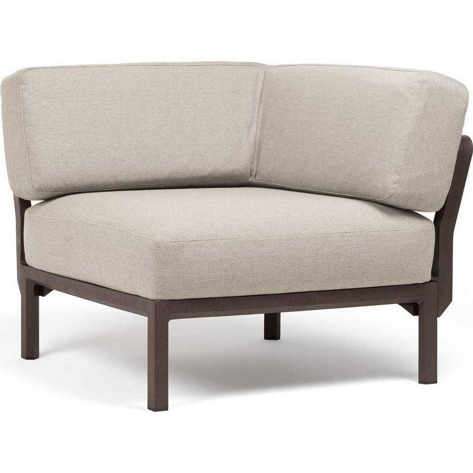 NARDI outdoor Elément d&#039;angle salon de jardin Maximo marron beige  