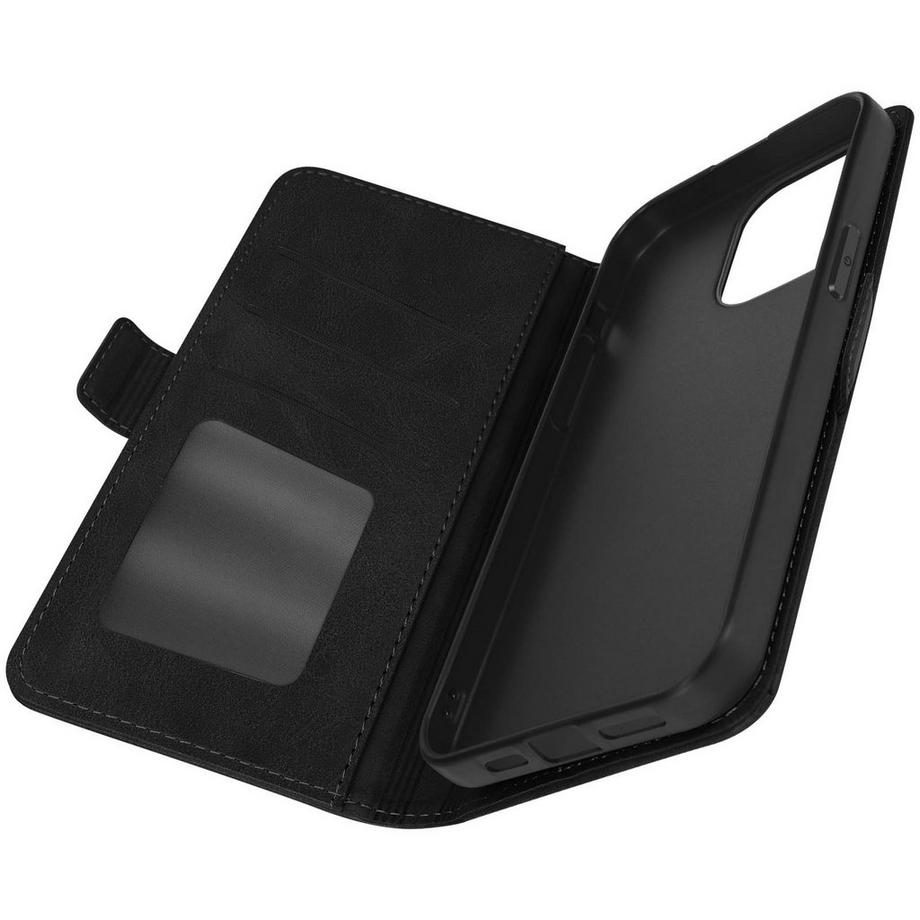 Avizar  Custodia a libro iPhone 15 Pro Max nera 
