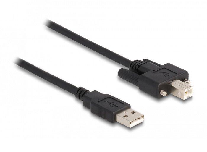 Image of 87197 USB Kabel 0,5 m USB 2.0 USB A USB B Schwarz