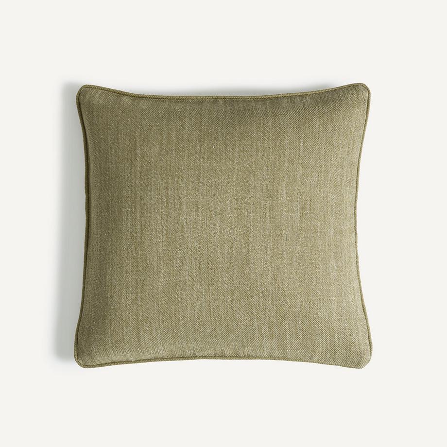 Housse de coussin lin