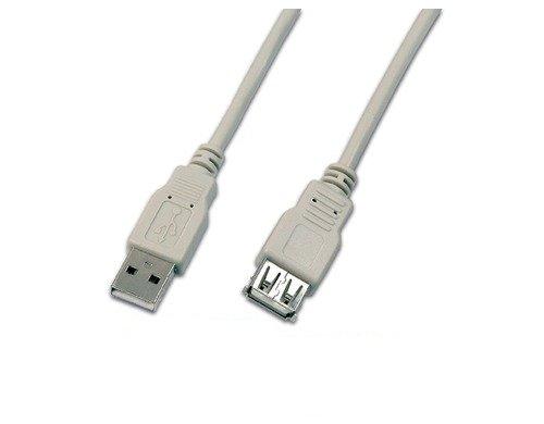 Triotronik  Triotronik USB A-A MF 0.5 GR USB Kabel 0,5 m USB 2.0 Grau 