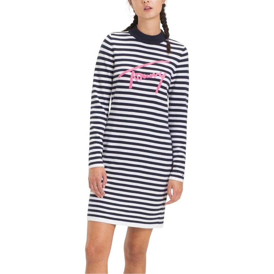 TOMMY HILFIGER Minikleid, Anliegend  