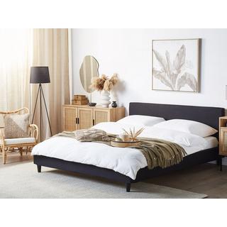 Beliani Bett mit Lattenrost aus Polyester Modern FITOU  