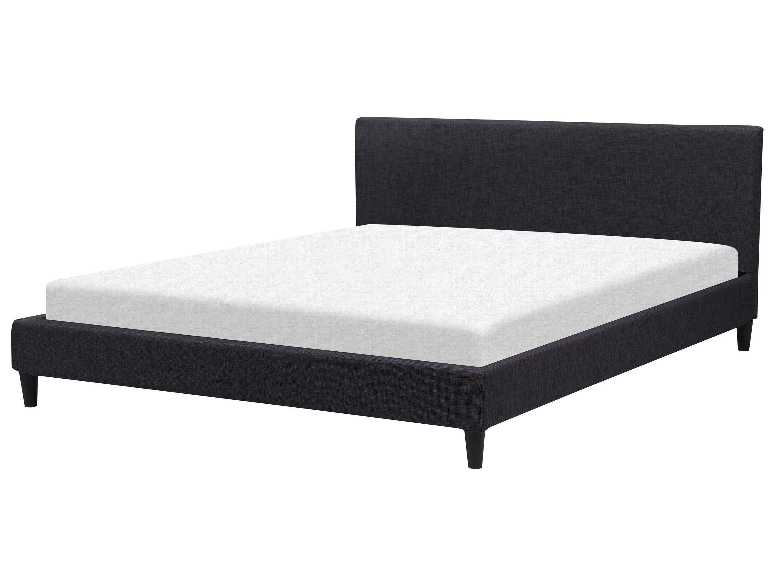 Beliani Bett mit Lattenrost aus Polyester Modern FITOU  