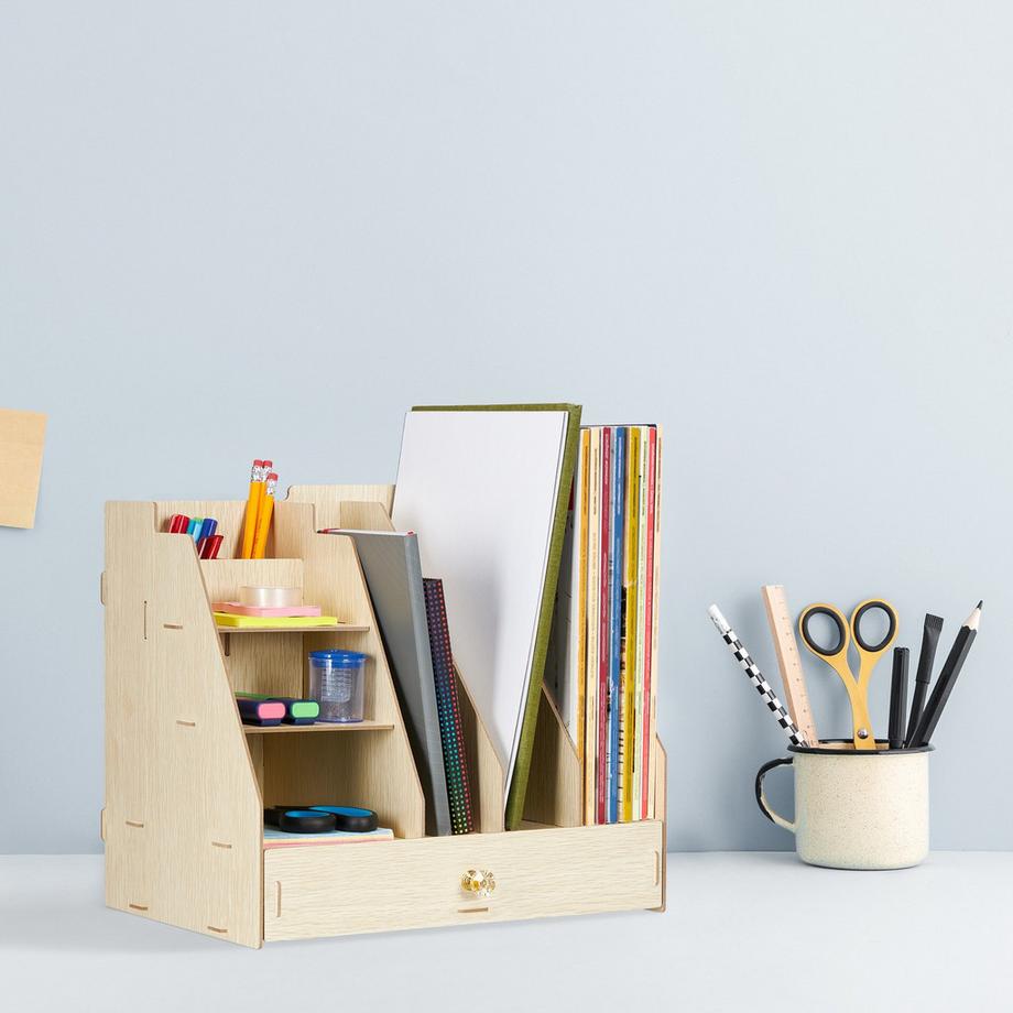 Northix Organizzatore da scrivania con scomparti  