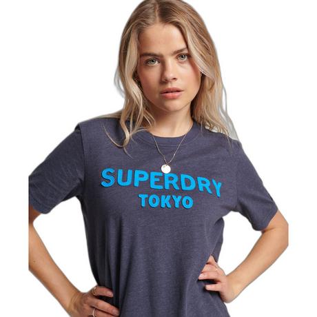 Superdry  T-shirt à motif femme  Vintage Stack 