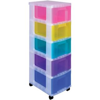 Really Useful Box REALLY USEFUL BOX Aufbewahrungsbox 42x30x105cm  5x12 Liter Schubladen  