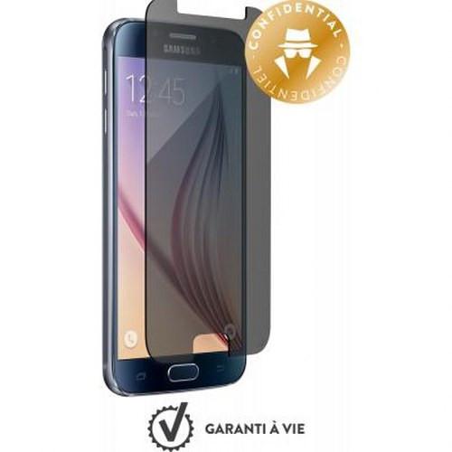 Force Power  Glas-Folie Privacy Samsung Galaxy S6 