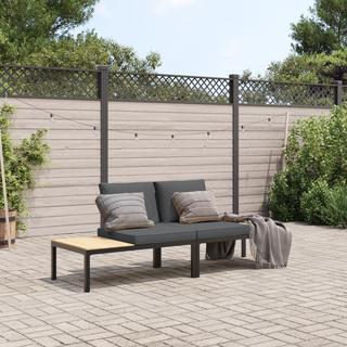 VidaXL Garten sofagarnitur aluminium  