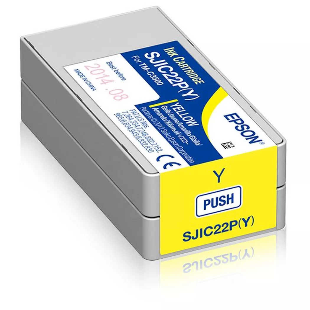 Epson – Tintenpatrone SJIC22P yellow, Gelb, 500 Stück