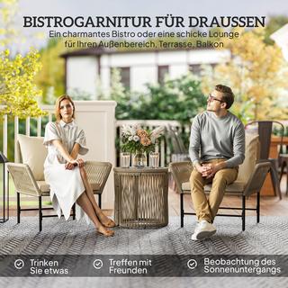 Outsunny Rattan Gartenmöbel-Set  